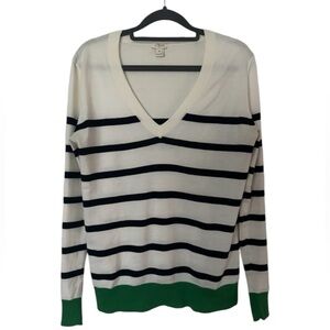 J Crew Factory light-weight striped sweater in EUC